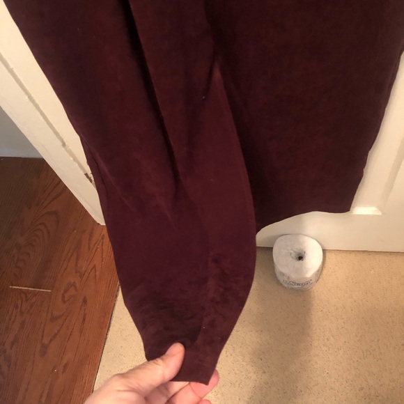 Vintage 90s burgundy Maxi Dress by Jessica. Size 18 - long spit up front- used - Picture 2 of 7